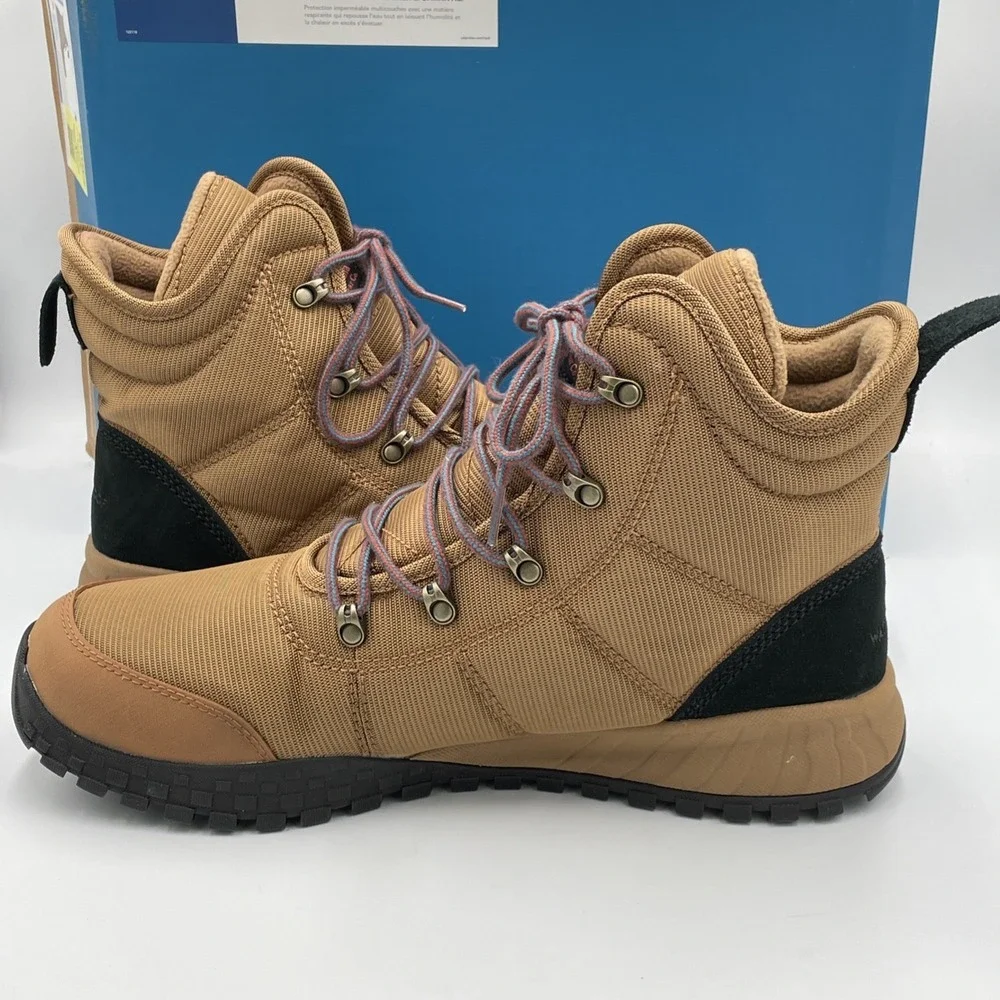 Columbia Men's 11.5 Fairbanks High Omni-Heat Boot Elk Rusty Tan Waterproof
